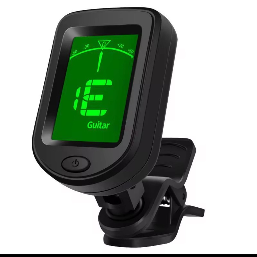 10 Pack-Digital Guitar Tuner - Black